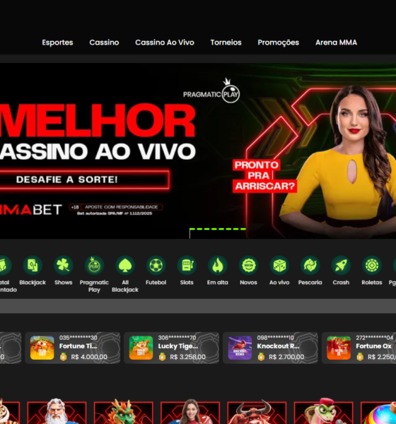 A MMABet é uma plataforma de apostas que une esportes e cassino. Desenvolvida com tecnologia avançada, possui interface intuitiva e fácil!