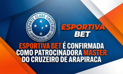 Esportiva Bet confirma parceria com o Cruzeiro de Arapiraca 2026