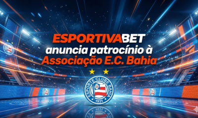 EsportivaBet anuncia patrocínio à Associação E.C. Bahia