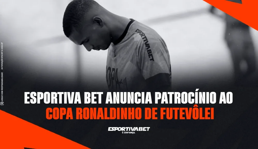Esportiva Bet apoia a Copa Ronaldinho 2026 em Salvador e reforça investimento no futevôlei e no crescimento do esporte regional brasileiro.